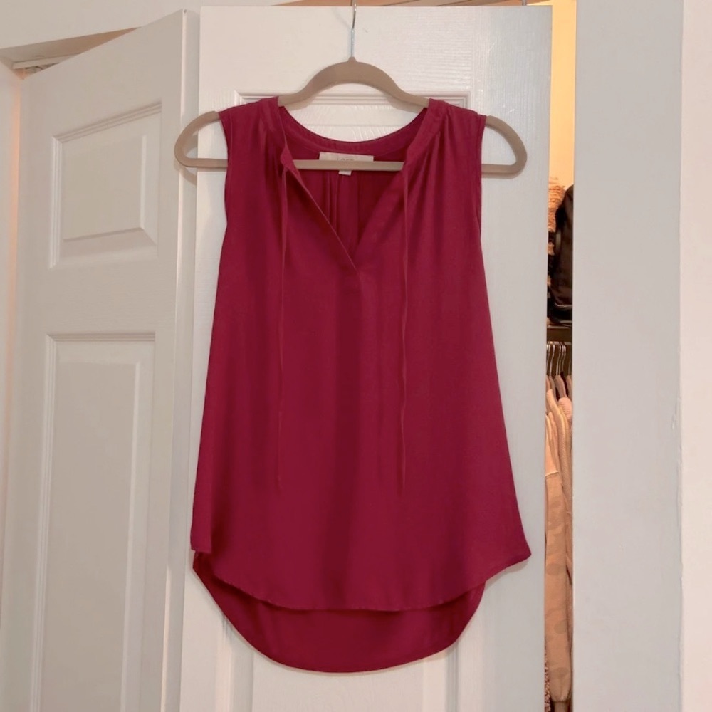 LOFT Red Dress Tank